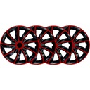 Náboje 15 palcov NRM 4x QUAD BLACK RED SPORT