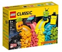 LEGO CLASSIC 11027 KREATÍVNA ZÁBAVA S NEÓNOVÝMI FARBAMI..