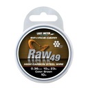 Vodiaci materiál Savage Gear Raw49 0,54mm 10m 23kg hnedá