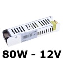 Modulárny zdroj pre SLIM LED pásy 80W 12V IP20