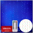 LED LAMPY ZÁCLONY GARLANDOVÉ DRÔTY 3X3M 300LED VIACFAREBNÉ USB DIAĽK.