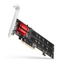 Adaptér Axagon PCEM2-ND PCIe 2x NVMe M.2