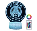 PARIS PSG 3D LED NOČNÁ LAMPA PRE DETI + DIAĽKOVÉ OVLÁDANIE