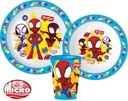 Dinner Set Spiderman DETSKÉ hrnčekové taniere