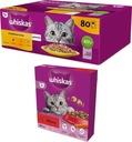 Whiskas Hydinové hody v želé 80x85g + ZDARMA