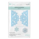 DPCraft die Snowflakes and edge border 4 ks