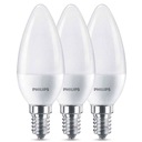 3 x E14 LED žiarovka 7W=60W 806lm PHILIPS 2700K