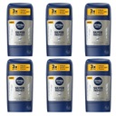 NIVEA MEN Pánsky antiperspirant Silver 6x50 ml