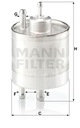 Palivový filter Mann-Filter WK 711/1