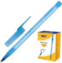 Bic Round Stick Klasické guľôčkové pero 1mm modré x60