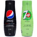 2x SODASTREAM SIRUP 7UP ZERO PEPSI MAX KONCENTRÁT