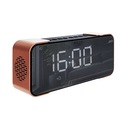 FM ALARM RÁDIO HODINY ALARM BLUETOOTH SD USB ADLER