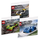 LEGO 30434 Aston Martin + LEGO 30343 McLaren + LEGO 30657 McLaren