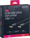 Kábel CICKTRONIC DisplayPort DP - DP 1.4 8K 3m