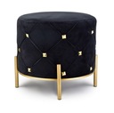 TULLY Pouffe čierna v40x46cm