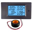 Merač výkonu voltmeter ampérmeter 80-260VAC 100A