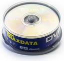 DVD-R Traxdata 4,7 GB x16 koláč 25 KVALITA