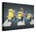 Minions Abbey Road Bob Kevin Obrazové plátno 50x40cm