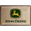 NÁPISOVÝ PLAGÁT KOVOVÝ 20x30 LOGO JOHN DEERE ŠÍTKA NA