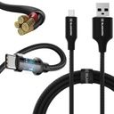 USB A USB C KÁBEL univerzálny 1,8 m nabíjací