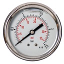 GLYCERINE GAUGE 63MM ZADNÉ 1/4 2,5 BAROVÉ HODINY