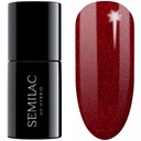 sl SEMILAC hybridný lak 347 PRETTY RED GLITTER