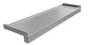 Vonkajší parapet Steel Silver 25cm Standard