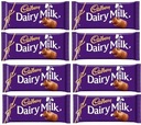 8x 95g CADBURY Mliečna čokoláda UK