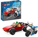 Policajný motocykel Lego City - Car Chase 60392