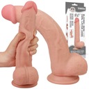 SUPER PENIS PLEASURE GIVER 24CM REALISTICKÉ DILDO POHYBLIVÁ KOŽA