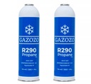 2x chladivo R290 plyn propán 370g 750