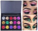 SADA OČNÝCH TIEŇOV PALETTE GLITTER MAKEUP 15 KS