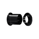 TYTAN BLACK PVD odskrutkovateľný tunel, vnútorný závit 4mm