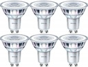 6x LED ŽIAROVKA 2,7W (25W) 36ST 4000K GU10 PHILIPS