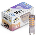 10x G9 SMD 2835 230V 5W 500lm mini LED žiarovka