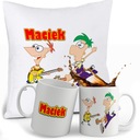 PHINEAS AND FERB SET HRNČEK + VANKÚŠ + MENO