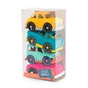 Sada 4 malých autíčok II Wonder Wheels B.Toys