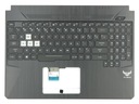 Opierka dlaní klávesnica Asus FX505DT RGB LED kryt