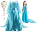 OUTFIT KOSTÝM ELSA ŠATY ELSA + Parochňa 140/146