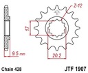 Predné ozubené koleso Jt 2084 14 Ktm Sx 85 04-18