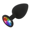 Veľký análny kolík ToyJoy Rainbow Booty Jewel