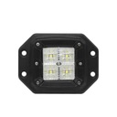 Halogénová terénna pracovná lampa - štvorcová 4x5W LED