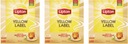 3x čajové vrecúška Lipton Yellow Label 100 ks