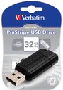 PENDRIVE VERBATIM 32GB PINSTRIP USB 2.0