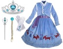 FROZEN 2 116-122 ANNA OUTFIT ŠATY