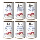 BRIT MONO PROTEIN JAHNIČNÁ RYŽA VLHČENÉ KRMIVO PRE PSA S JAHANČINOU A RYŽOU 6x400g