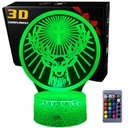 3D LED USB nočná lampa Jagermeister Jager