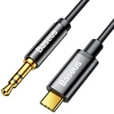 BASEUS USB-C TYP-C AUX KÁBEL MINI KONEKTOR 3,5 MM ZÁSTRČKA ZVUKOVÝ KÁBEL 1,2 M 120 cm