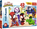 PUZZLE MAXI 24 SPIDEY SPIDERMAN A PRIATELIA MARVEL HULK CUP 3+