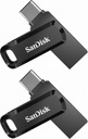 Pendrive SanDisk Ultra Dual Drive Go 32 GB otočný USB 3.1 čierny x2